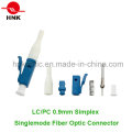 LC PC 0.9mm Simplex Singlemode Fibra Óptica Conector